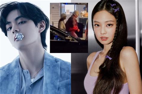 jennie and v photos|Blackpinks Jennie and BTS V Filmed Holding Hands, Hinting。